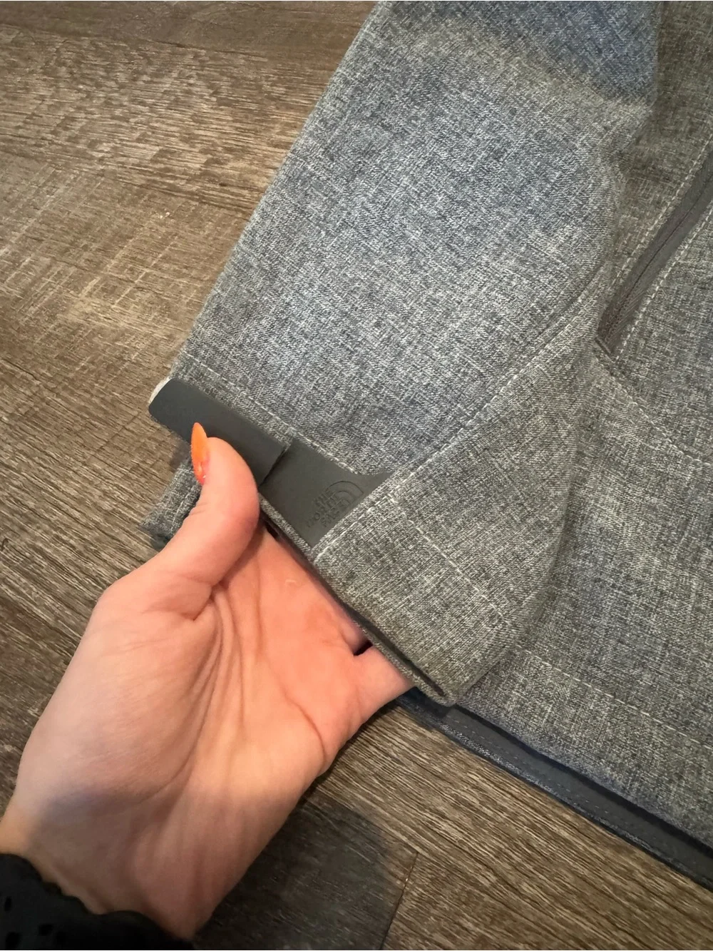 The North Face Men's Heather Gray Zip-Up Shirt Jacket